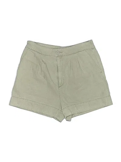 Pre-owned Joie Khaki Shorts In Green