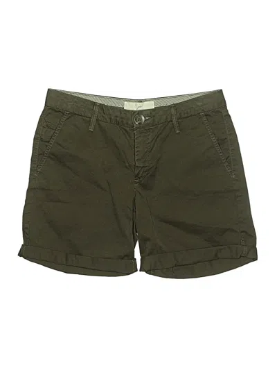 Pre-owned Joie Khaki Shorts In Green