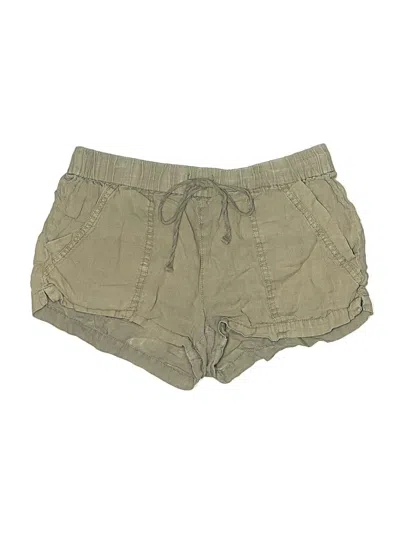 Pre-owned Joie Khaki Shorts In Green