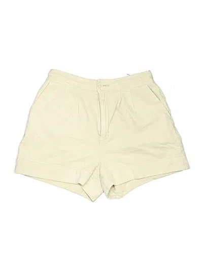 Pre-owned Joie Khaki Shorts In White