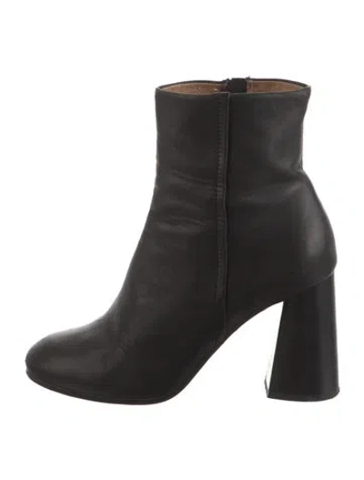 Pre-owned Joie Leather Boots In Black
