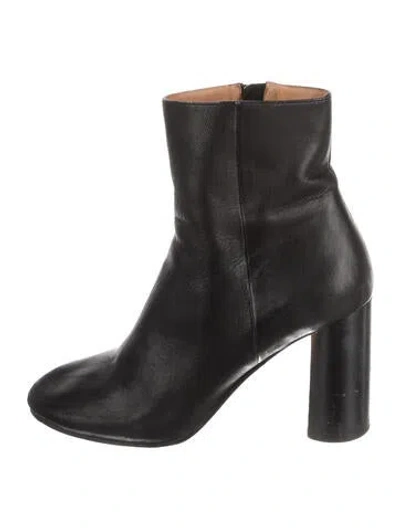 Pre-owned Joie Leather Boots In Black