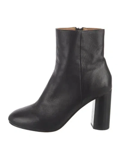 Pre-owned Joie Leather Boots In Black
