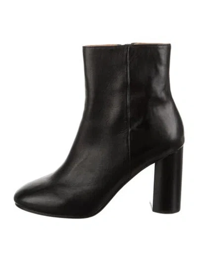 Pre-owned Joie Leather Boots In Black