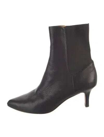 Pre-owned Joie Leather Boots In Black