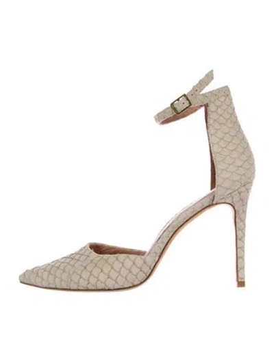 Pre-owned Joie Leather D'orsay Pumps In White