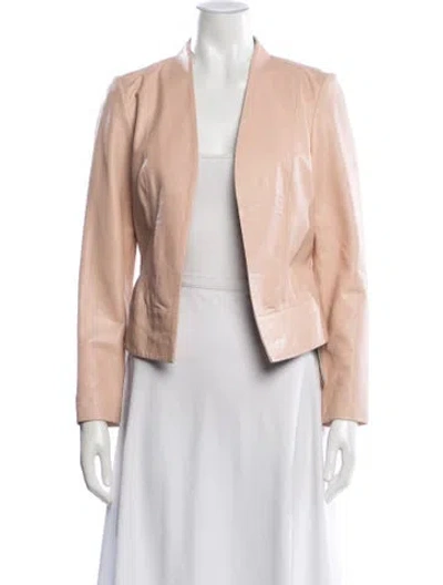 Pre-owned Joie Leather Jacket In Pink
