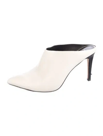 Pre-owned Joie Leather Mules In Multi
