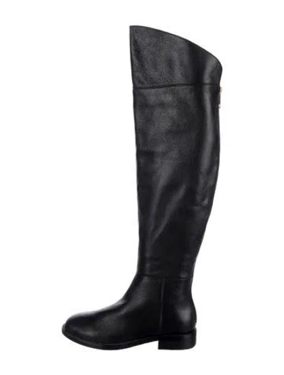 Pre-owned Joie Leather Riding Boots In Black