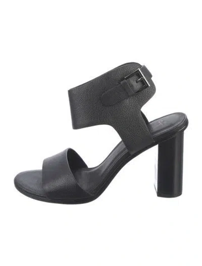 Pre-owned Joie Leather Sandals In Black