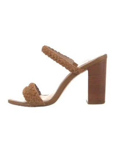 Pre-owned Joie Leather Sandals In Brown