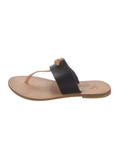 Pre-owned Joie Leather Slides In Neutral