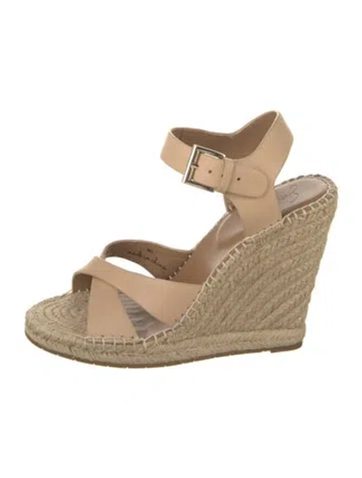 Pre-owned Joie Leather Slingback Pumps In Brown