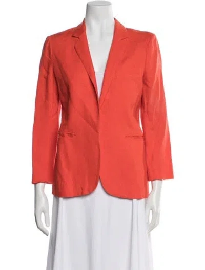 Pre-owned Joie Linen Blazer In Blue
