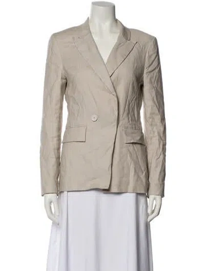 Pre-owned Joie Linen Blazer In Brown