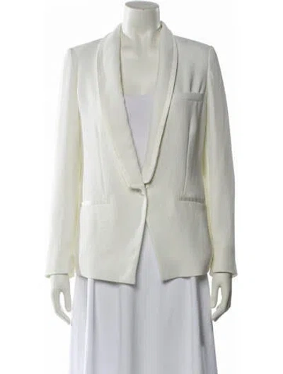 Pre-owned Joie Linen Blazer In Neutral