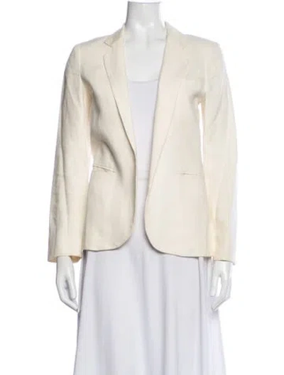 Pre-owned Joie Linen Blazer In Neutrals