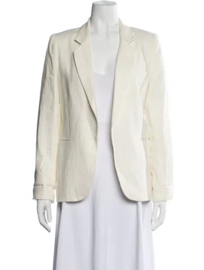 Pre-owned Joie Linen Blazer In Neutrals