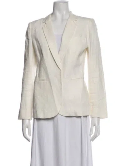 Pre-owned Joie Linen Blazer In Neutrals