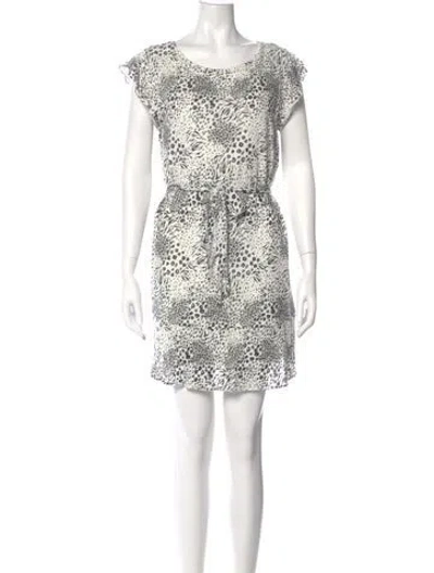 Pre-owned Joie Linen Mini Dress In Multi