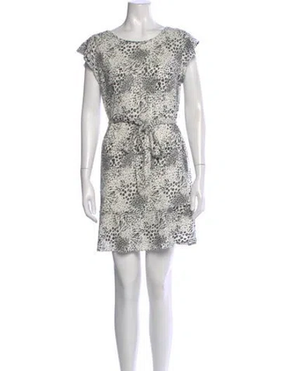 Pre-owned Joie Linen Mini Dress In Multi