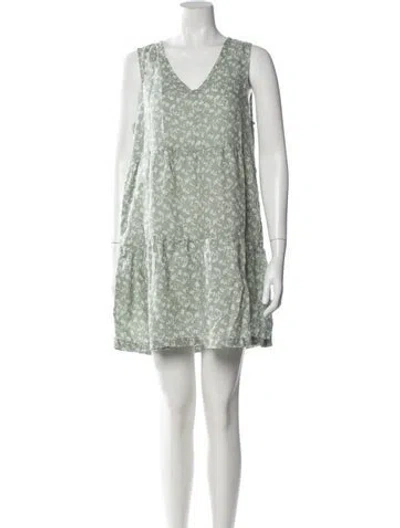 Pre-owned Joie Linen Mini Dress In White