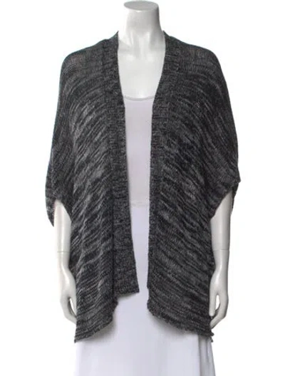 Pre-owned Joie Linen Open Front Sweater In Multi