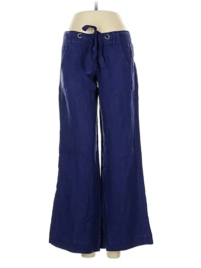 Pre-owned Joie Linen Pants In Blue