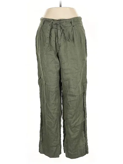 Pre-owned Joie Linen Pants In Green