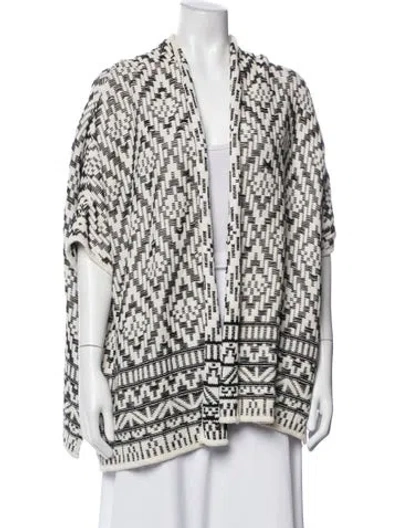 Pre-owned Joie Linen Patterned Jacket