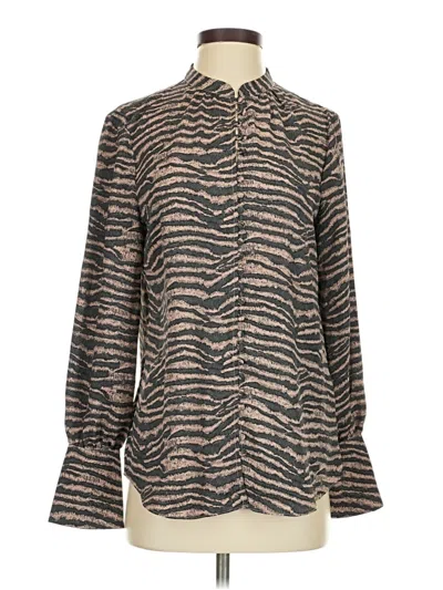 Joie Long Sleeve Blouse In Brown