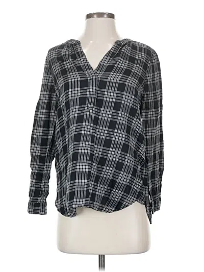 Pre-owned Joie Long Sleeve Blouse In Gray