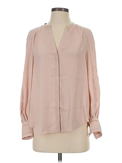 Pre-owned Joie Long Sleeve Blouse In Pink