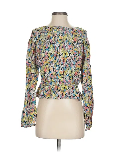 Pre-owned Joie Long Sleeve Blouse In Yellow