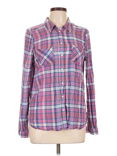Pre-owned Joie Long Sleeve Button Down Shirt In Pink