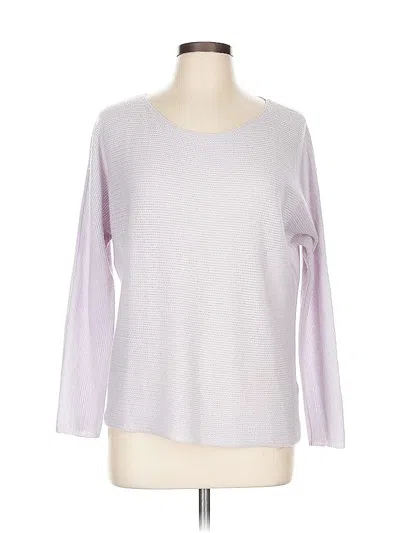Pre-owned Joie Long Sleeve Top Gray Crew Neck Tops