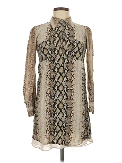 Pre-owned Joie Long Sleeve Top Ivory High Neck Tops