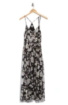 Joie Lyall Shirred Silk Gown