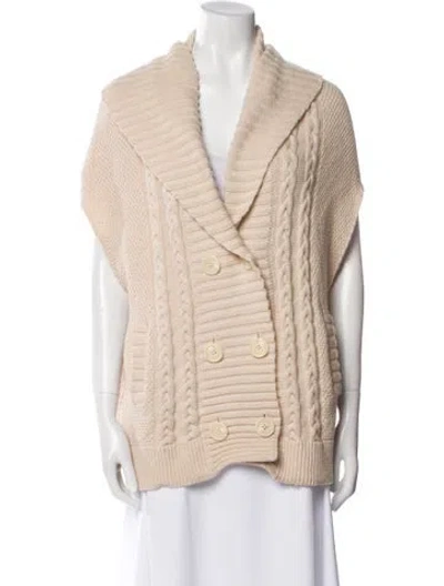 Pre-owned Joie Merino Wool Sweater In Neutral
