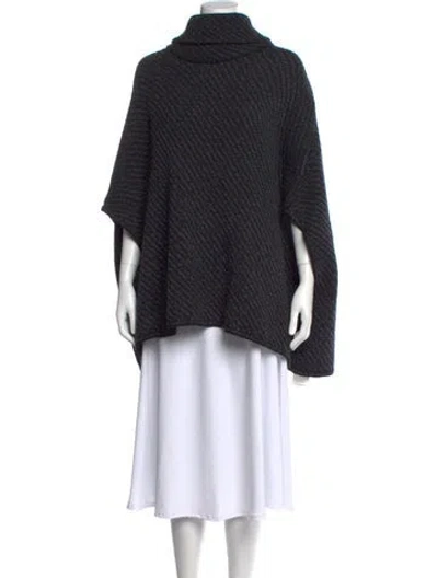 Pre-owned Joie Merino Wool Turtleneck Sweater In Black