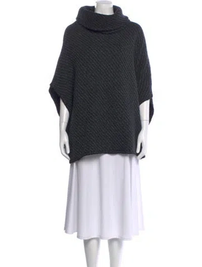 Pre-owned Joie Merino Wool Turtleneck Sweater In Gray