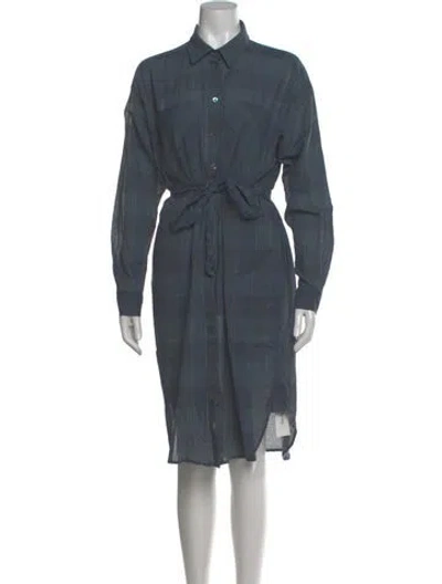 Pre-owned Joie Midi Length Dress In Gray