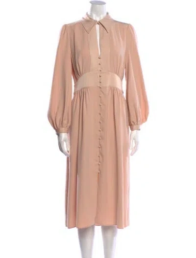 Pre-owned Joie Midi Length Dress In Neutral