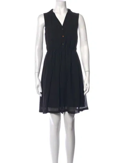 Pre-owned Joie Mini Dress In Black