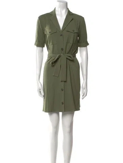 Pre-owned Joie Mini Dress In Green