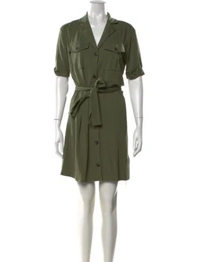 Pre-owned Joie Mini Dress In Green