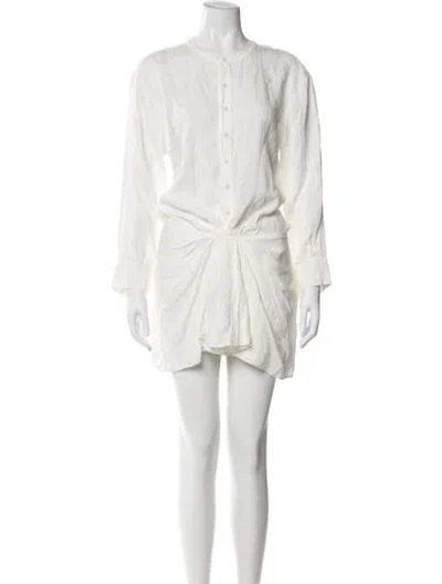 Pre-owned Joie Mini Dress In White