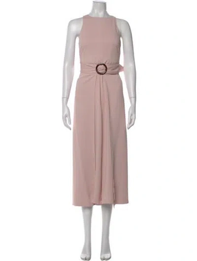 Pre-owned Joie Mock Neck Jumpsuit In Pink