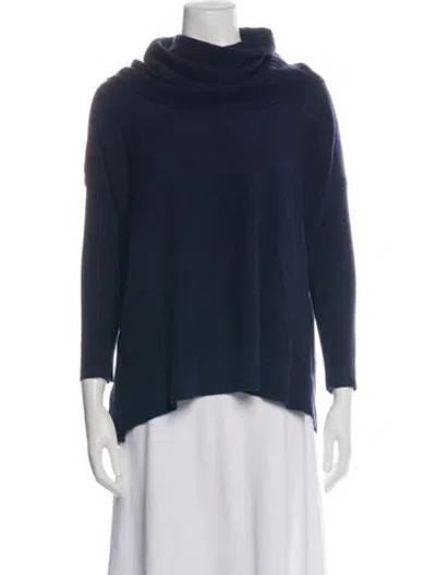 Pre-owned Joie Mock Neck Sweater In Black