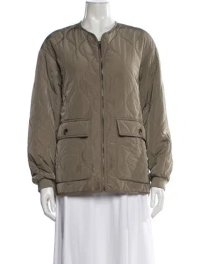 Pre-owned Joie Nylon Jacket In Green
